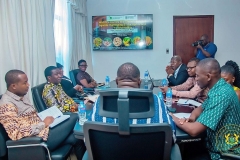 Delegation from the West Africa Centre for Crop Improvement (WACCI) meets PIAA team.
